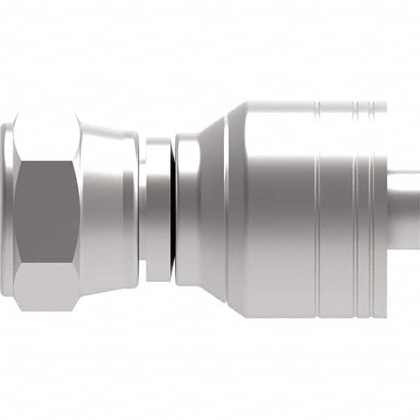 Eaton - Hydraulic Hose Fittings & Couplings Type: BSPP 60 Cone Female Swivel Straight Hose Diameter: 1/2 (Inch) - Eagle Tool & Supply