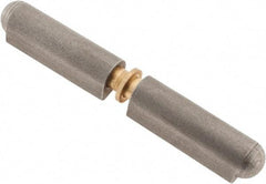 Value Collection - 4.724" Long x 0.63" Wide x 0.787" Thick, Weld On Hinge - Steel with Brass Pin - Eagle Tool & Supply