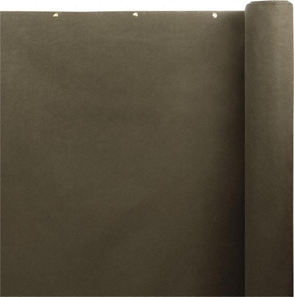 Steiner - 5' Wide Cotton Duck Welding Curtain Roll - Olive, Grommet - Eagle Tool & Supply