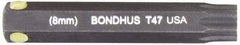 Bondhus - Star Hex Drive Bit - 2" OAL - Eagle Tool & Supply