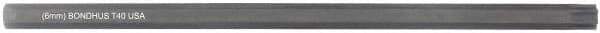 Bondhus - Star Hex Drive Bit - 6" OAL - Eagle Tool & Supply