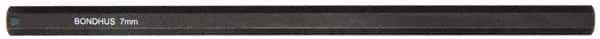 Bondhus - 7mm Hex Drive Bit - 6" OAL - Eagle Tool & Supply