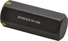 Bondhus - 3/4" Hex Drive Bit - 2" OAL - Eagle Tool & Supply
