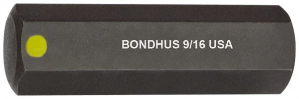 Bondhus - 9/16" Hex Drive Bit - Eagle Tool & Supply