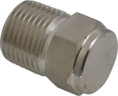 Ham-Let - 3/8" Grade 316 Stainless Steel Pipe Plug - MNPT End Connections, 7,300 psi - Eagle Tool & Supply