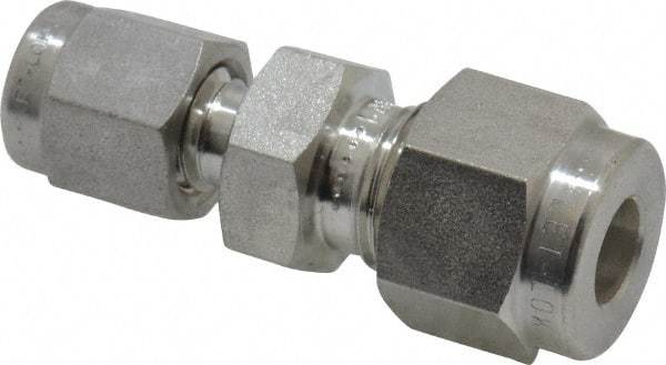 Ham-Let - 1/4 x 1/8" OD, Grade 316Stainless Steel Union - Comp x Comp Ends - Eagle Tool & Supply