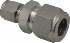 Ham-Let - 1/2 x 1/4" OD, Grade 316Stainless Steel Union - Comp x Comp Ends - Eagle Tool & Supply