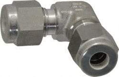 Ham-Let - 1/4" OD, Grade 316Stainless Steel Union Elbow - Comp x Comp Ends - Eagle Tool & Supply