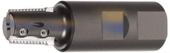 Kennametal - 0.71" Cut Diam, 1.7" Max Depth of Cut, 1" Shank Diam, Internal/External Indexable Thread Mill - Insert Style TM25..T, 3 Inserts, Toolholder Style TMT, 4.09" OAL - Eagle Tool & Supply