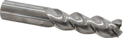 Niagara Cutter - 1", 3-1/4" LOC, 1" Shank Diam, 6" OAL, 3 Flute, Solid Carbide Square End Mill - Single End, Uncoated, Spiral Flute, 45° Helix, Centercutting, Right Hand Cut, Right Hand Flute, Series A345 - Eagle Tool & Supply