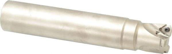 Seco - 1-1/2" Cut Diam, 0.08" Max Depth, 1-1/2" Shank Diam, Cylindrical Shank Indexable High-Feed End Mill - Screw Holding Method, 218.19-160.. Insert, R217.21 Toolholder, Through Coolant - Eagle Tool & Supply