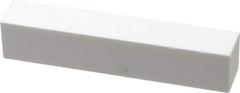 Norton - 220 Grit Aluminum Oxide Square Dressing Stick - 4 x 3/4 x 3/4, Very Fine Grade, Vitrified Bond - Eagle Tool & Supply