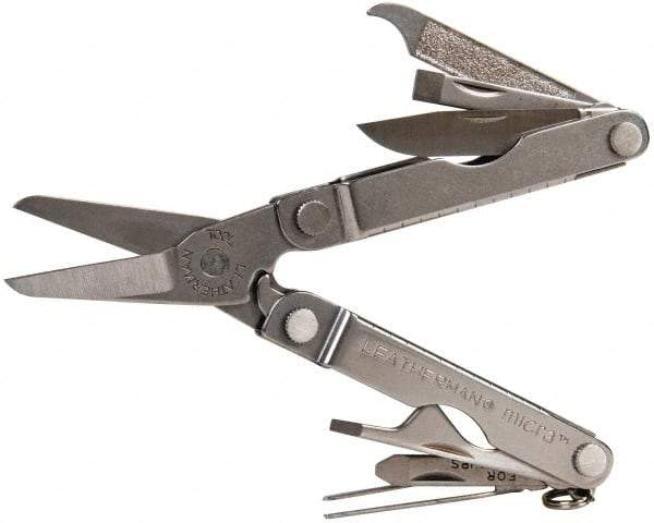 Leatherman - 10 Piece, Multi-Tool Set - 2-1/2" OAL, 2-1/2" Closed Length - Eagle Tool & Supply