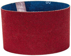 Norton - 3-1/2" Wide x 15-1/2" OAL, 80 Grit, Ceramic Abrasive Belt - Ceramic, Medium, Coated, Y Weighted Cloth Backing, Series R981 - Eagle Tool & Supply