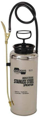 Chapin - 3 Gal Garden Hand Sprayer - Stainless Steel Tank, Wide Mouth, Reinforced Hose, For Industrial Applications - Eagle Tool & Supply