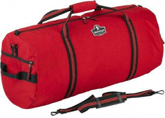 Ergodyne - 2 Pocket, 2,600 Cubic Inch, 600D Nylon Empty Duffel Bag - 23 Inch Wide x 11 Inch Deep x 12 Inch High, Red, Model No. 5020 - Eagle Tool & Supply