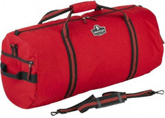 Ergodyne - 2 Pocket, 3,800 Cubic Inch, 600D Nylon Empty Duffel Bag - 29 Inch Wide x 13 Inch Deep x 13 Inch High, Red, Model No. 5020 - Eagle Tool & Supply