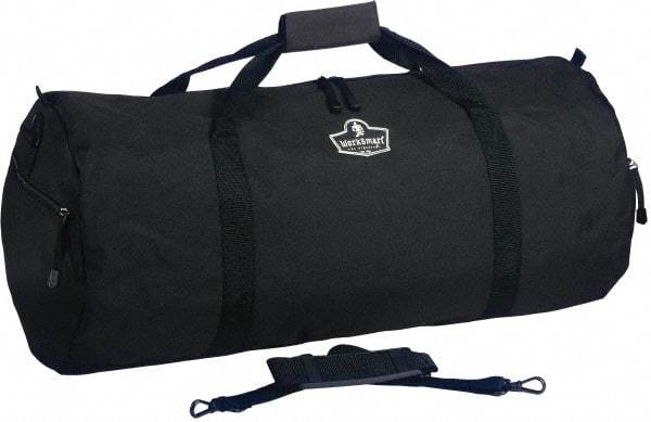 Ergodyne - 2 Pocket, 2,600 Cubic Inch, 600D Polyester Empty Duffel Bag - 23 Inch Wide x 11 Inch Deep x 12 Inch High, Black, Model No. 5020P - Eagle Tool & Supply