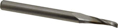 Onsrud - 3/16" Cutting Diam x 5/8" Length of Cut, 1 Flute, Upcut Spiral Router Bit - Uncoated, Right Hand Cut, High Speed Steel, 2-7/8" OAL x 1/4" Shank Diam, Single Edge, 19 to 32° Helix Angle - Eagle Tool & Supply