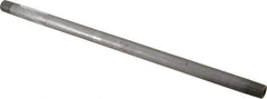 Value Collection - Schedule 80, 1/4" Diam x 12" Long Black Pipe Nipple - Threaded - Eagle Tool & Supply