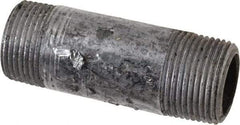 Value Collection - Schedule 80, 1" Diam x 3-1/2" Long Black Pipe Nipple - Threaded - Eagle Tool & Supply