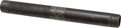 Value Collection - Schedule 80, 1" Diam x 12" Long Black Pipe Nipple - Threaded - Eagle Tool & Supply