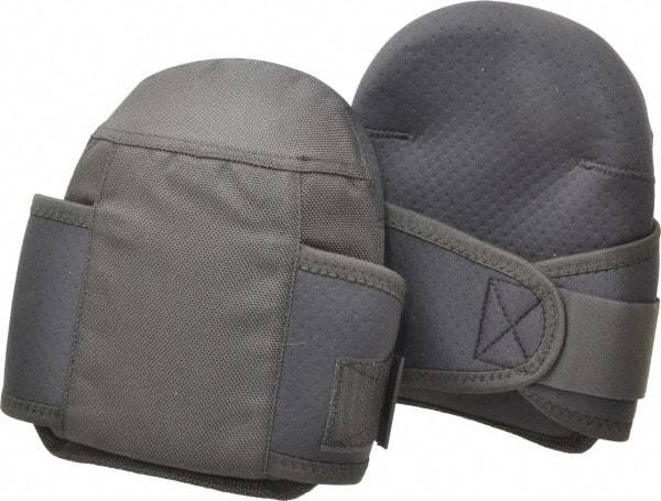 PRO-SAFE - Size Universal, Hook & Loop Straps, Knee Pad - Foam Rubber Padding, Black, 1 Elastic Strap, Neoprene Cover - Eagle Tool & Supply