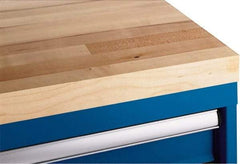 LISTA - Tool Box Wood Butcher Block Top - 40-1/4" Wide x 22-1/2" Deep x 1-3/4" High, Natural, For HS Modular Cabinets - Eagle Tool & Supply