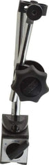Noga - 70 Lb Magnetic Force, Fine Adjustment Indicator Positioner & Holder with Base - Post & Articulated Arm, Rectangular Base, 1-1/4" Base Height, 40mm Base Length, 1-3/16" Base Width - Eagle Tool & Supply