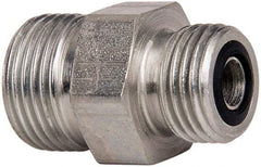 Parker - 1" OD, Steel Union - 6,000 Max Working psi, 1-1/2" Hex, O-ring Face Seal Ends - Eagle Tool & Supply