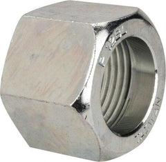 Parker - 3/4" OD, Steel Tube Nut - 1-3/8" Hex, O-ring Face Seal Ends - Eagle Tool & Supply