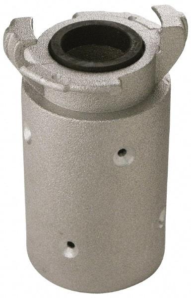 EVER-TITE Coupling Products - 1-1/2" ID x 2-3/8" OD Sandblaster Hose End - Aluminum, Rated to 100 PSI - Eagle Tool & Supply