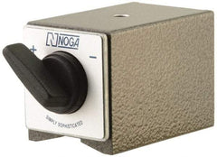 Noga - 3" Long x 2" Wide x 55mm High Magnetic Indicator Base with On/Off Switch - 1,000 N Magnetic Pull - Eagle Tool & Supply