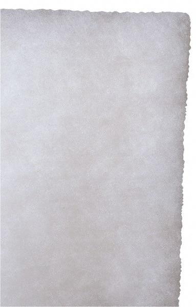 Made in USA - 25" High x 25" Wide x 1" Deep, Polyester Air Filter Media Pad - MERV 7, 1,302 CFM, 25% Capture Efficiency, 85 Arrestance Efficiency, 300 Max FPM, 180°F Max, Use with Any Unit - Eagle Tool & Supply