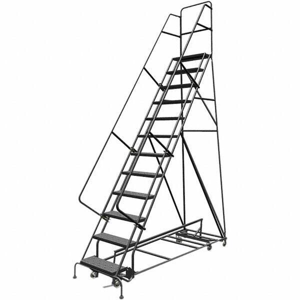 TRI-ARC - Rolling & Wall Mounted Ladders & Platforms Type: All-Directional Ladder Style: Rolling Safety Ladder - Eagle Tool & Supply