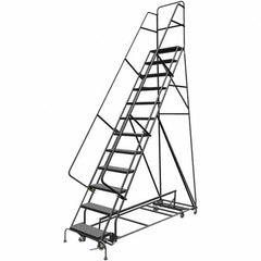 TRI-ARC - Rolling & Wall Mounted Ladders & Platforms Type: All-Directional Ladder Style: Rolling Safety Ladder - Eagle Tool & Supply