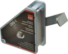 Bessey - 3-3/4" Wide x 1-5/8" Deep x 4-3/8" High Magnetic Welding & Fabrication Square - 100 Lb Average Pull Force - Eagle Tool & Supply