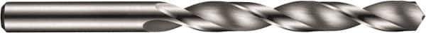 DORMER - 2mm 120° Solid Carbide Jobber Drill - Bright Finish, Right Hand Cut, Spiral Flute, Straight Shank, 49mm OAL, Four Facet Point - Eagle Tool & Supply