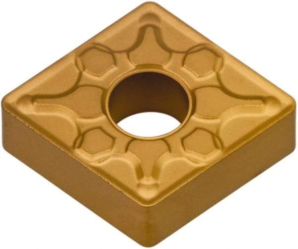 Interstate - CNMG432 IMR Grade IG125T Carbide Turning Insert - TiN/Al2O3/TiCN Finish, 80° Diamond, 1/2" Inscr Circle, 3/16" Thick, 1/32" Corner Radius - Eagle Tool & Supply