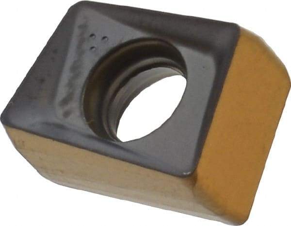 Iscar - H490 ANCX090404 Grade IC808 Carbide Milling Insert - TiAlN/AlTiN/TiN Finish, 0.2047" Thick, 0.4mm Corner Radius - Eagle Tool & Supply