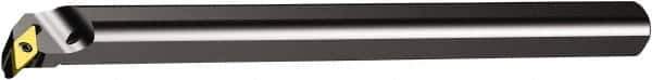 Sandvik Coromant - 22mm Min Bore Diam, 200mm OAL, 16mm Shank Diam, A..SVQCR/L-ER Indexable Boring Bar - VCMT 221, VCMT 11 03 04 Insert, Screw or Clamp Holding Method - Eagle Tool & Supply