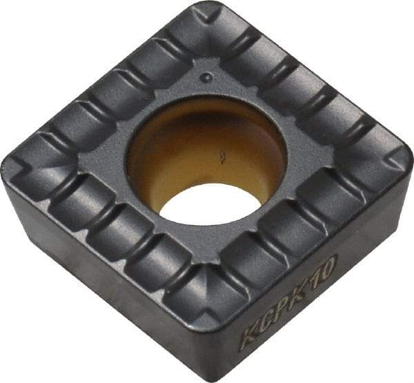 Kennametal - SPPX120412 MD Grade KCPK10 Carbide Indexable Drill Insert - TiCN/Al2O3 Finish, 0.494" Inscribed Circle - Eagle Tool & Supply