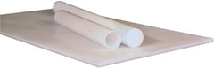 Made in USA - 2' x 2' x 1" White High Temperature UHMW Sheet - Eagle Tool & Supply
