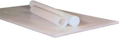 Made in USA - 1/4" Thick x 4' Wide x 4' Long, High Temperature UHMW Sheet - White, Shore D-68 Hardness, ±10% Tolerance - Eagle Tool & Supply