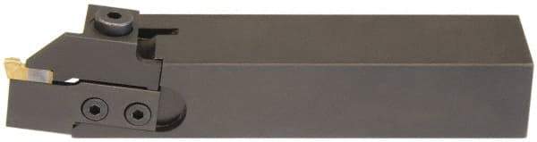 Hertel - HCE, Right Hand Cut, 1-5/8" Max Workpc Diam, Indexable Cutoff Toolholder - 1/2" Max Depth of Cut, 31.75mm Shank Width, 1" Shank Height, 6" OAL - Eagle Tool & Supply