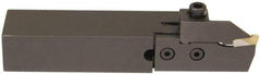 Hertel - HCE, Right Hand Cut, 1-5/8" Max Workpc Diam, Indexable Cutoff Toolholder - 0.812 Max Depth of Cut, 25.4mm Shank Width, 3/4" Shank Height, 4-1/2" OAL - Eagle Tool & Supply