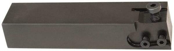Hertel - HCE, Right Hand Cut, Indexable Cutoff Toolholder - 0.8 Max Depth of Cut, 31.75mm Shank Width, 1" Shank Height, 6" OAL - Eagle Tool & Supply