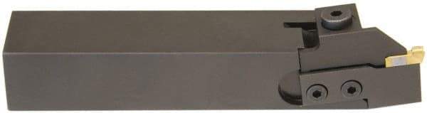 Hertel - HCE, Left Hand Cut, 1-5/8" Max Workpc Diam, Indexable Cutoff Toolholder - 0.8 Max Depth of Cut, 31.75mm Shank Width, 1" Shank Height, 6" OAL - Eagle Tool & Supply