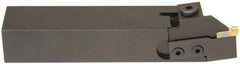 Hertel - HCE, Left Hand Cut, 1-5/8" Max Workpc Diam, Indexable Cutoff Toolholder - 0.8 Max Depth of Cut, 31.75mm Shank Width, 1" Shank Height, 6" OAL - Eagle Tool & Supply
