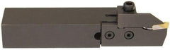 Hertel - HCE, Left Hand Cut, 1-5/8" Max Workpc Diam, Indexable Cutoff Toolholder - 0.812 Max Depth of Cut, 25.4mm Shank Width, 1/2" Shank Height, 4-1/2" OAL - Eagle Tool & Supply